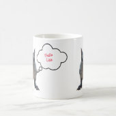 Custom Speech Funny Squirrel Tasse (Mittel)
