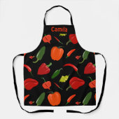 Custom Spicy Peppers  Schürze (Vorderseite)