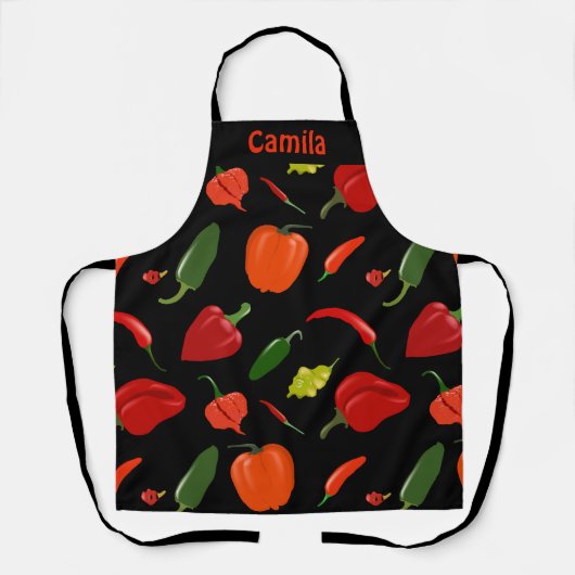 Custom Spicy Peppers  Schürze (Vorderseite)