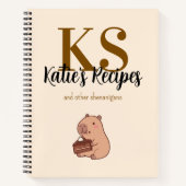 Custom Spiral Journal Notebook | Recipe Book Notizblock (Vorderseite)