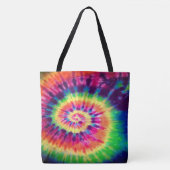Custom Spiral Krawatte Dye Tote Bag Tasche (Vorderseite)
