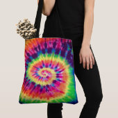 Custom Spiral Krawatte Dye Tote Bag Tasche (Von Nahem)