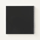 Custom Spiral Notebook Designs auf Zazzle: Persönl Notizblock (Rückseite)