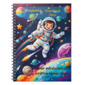 Custom Spiral Notebook for Kids - Space Theme "You Notizblock (Vorderseite)