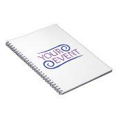 Custom Spiral Notebook mit Firmenevent Logo Notizblock (Rechte Seite)