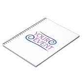 Custom Spiral Notebook mit Firmenevent Logo Notizblock (Linke Seite)