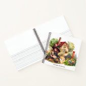 Custom Spiral Notebook | Niedliche Hexe und Fuchs Notizblock (Innenseite)