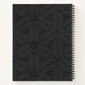 Custom Spiral Notebook "Run Your Own Race" Notizblock (Rückseite)