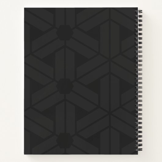 Custom Spiral Notebook "Run Your Own Race" Notizblock (Rückseite)