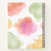 Custom Spiral Notebook - Watercolor Cover Notizblock (Rückseite)