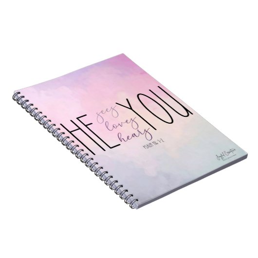 Custom Spiral Notebook with Christian Theme Notizblock (Rechte Seite)