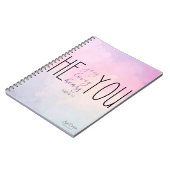 Custom Spiral Notebook with Christian Theme Notizblock (Linke Seite)