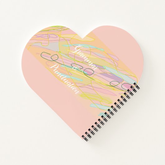 Custom Spirale Notebook Zurück in die Schule Notizblock (Rückseite)