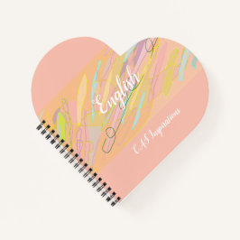 Custom Spirale Notebook Zurück in die Schule Notizblock