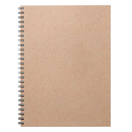 Custom Spiralnotebook mit Kraft Pattern Cover Notizblock (Vorderseite)