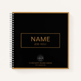 Custom Spiralnotebook mit Name & Business-Logo Notizblock