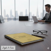 Custom Spiralnotebook mit Name & Business-Logo Notizblock