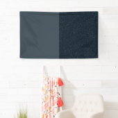 Custom Split Charcoal Noise Banner - 3x5 Vinyl (Insitu)