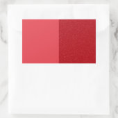 Custom Split Tomato Red Rectangle Stickers (Tasche)
