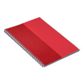 Custom Split Tomato Red Spiral Foto Notebook Notizblock (Rechte Seite)