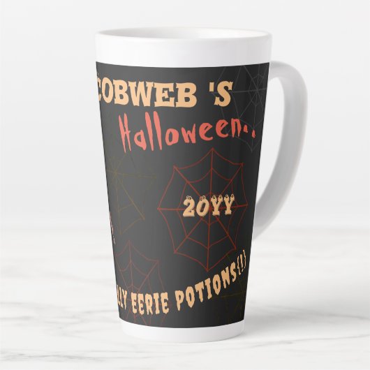 Custom Spooky Halloween Magically Eerie Potions Milchtasse (Rechte Ecke)