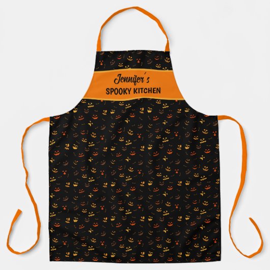 Custom Spooky Kitchen, Halloween Schürze (Vorderseite)