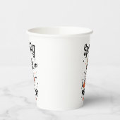 Custom Spooky Mama Halloween - Geist, Katze, Pumpk Pappbecher (Links)