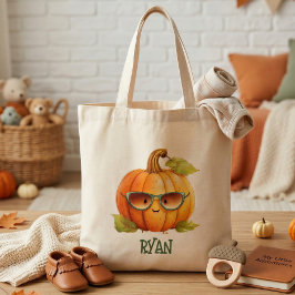 Custom Spooky Pumpkin Niedlich Watercolor Hallowee Tragetasche