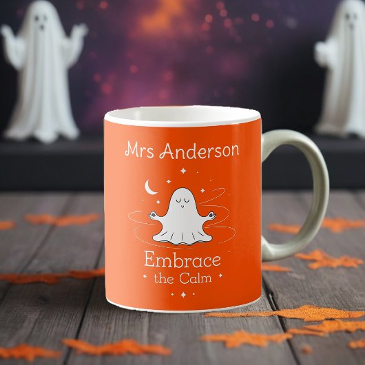 Custom Spooky Self-Care Tasse - "Embrace the Calm"
