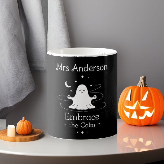 Custom Spooky Self-Care Tasse - "Embrace the Calm"