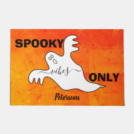 Custom SPOOKY VIBES NUR Ghost Halloween Willkommen Fußmatte