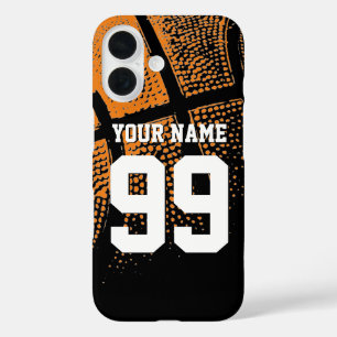 Custom Sport Basketball Jersey Nummer iPhone Fall iPhone 16 Hülle