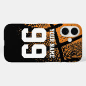 Custom Sport Basketball Jersey Nummer iPhone Fall Case-Mate iPhone Hülle (Rückseite (Horizontal))