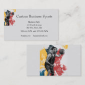Custom Sports Basketball Coach Store Visitenkarte (Vorne/Hinten)