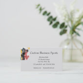 Custom Sports Basketball Coach Store Visitenkarte (Stehend Vorderseite)