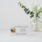 Custom Sports Basketball Fitness Coach Visitenkarte (Stehend Vorderseite)