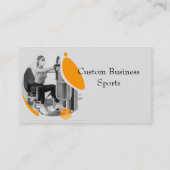 Custom Sports Basketball Fitness Coach Visitenkarte (Rückseite)