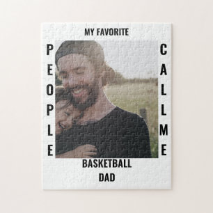Custom Sports dad Sports Mom Fotovorlage Puzzle