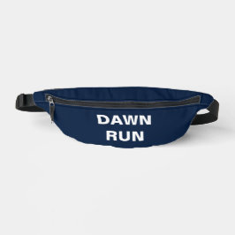 Custom sports fanny pack with motivational quote bauchtasche