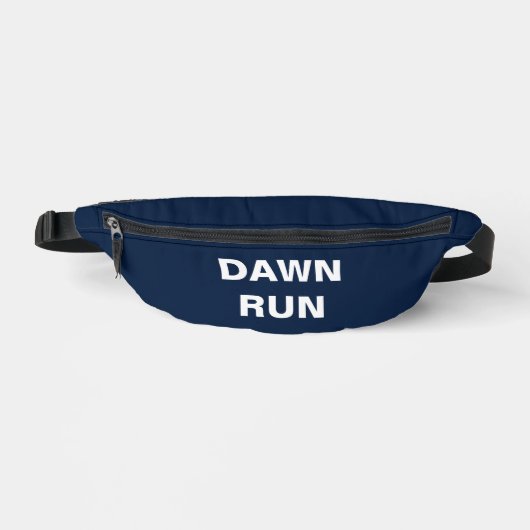 Custom sports fanny pack with motivational quote bauchtasche (Vorderseite)