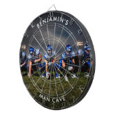 Custom Sports Foto Personalisiert Dart Board Dartscheibe (Vorderseite rechts)