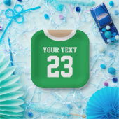 Custom sports jersey Nummer Kind's Birthday Party Pappteller (Party)