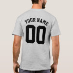 Custom Sports Jersey T-Shirt<br><div class="desc">Custom Sports Jersey</div>