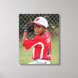 Custom Sports Player Athlete Foto Wrapped Canvas Leinwanddruck