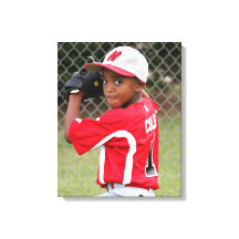 Custom Sports Player Athlete Foto Wrapped Canvas