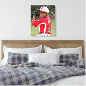 Custom Sports Player Athlete Foto Wrapped Canvas Leinwanddruck (Insitu (Schlafzimmer))
