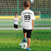 Custom Sports Team Jersey Schwarze Nummer und Name T-Shirt