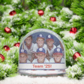 Custom Sports Team Keepsake Schneekugeln (Weihnachten)