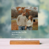 Custom Spotify Style Music Plaque Acrylschild (Neutral)