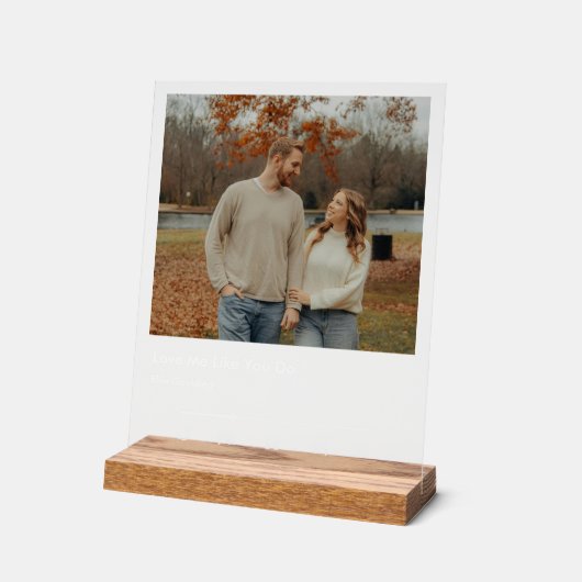 Custom Spotify Style Music Plaque Acrylschild (Winkel)